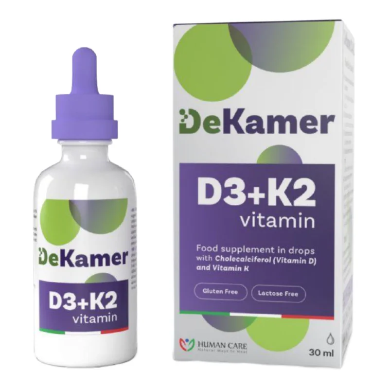 DeKamer D3 + K2, 30 Ml, Human Care