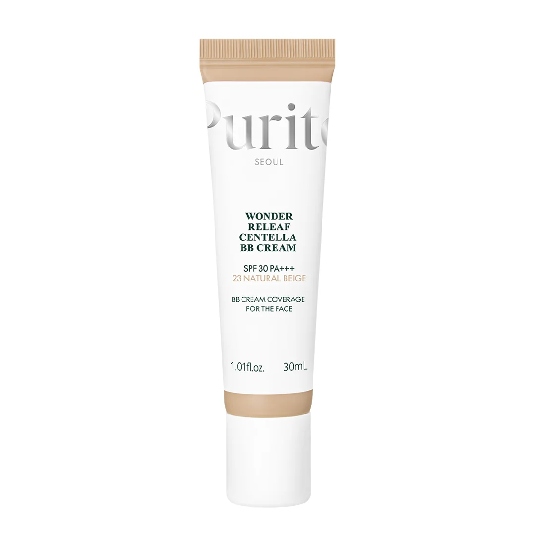 Crema Bb Multifuncțională Cu Spf 30 Pa+++, 23 Natural Beige, Wonder Releaf Centella, 30 Ml, Purito