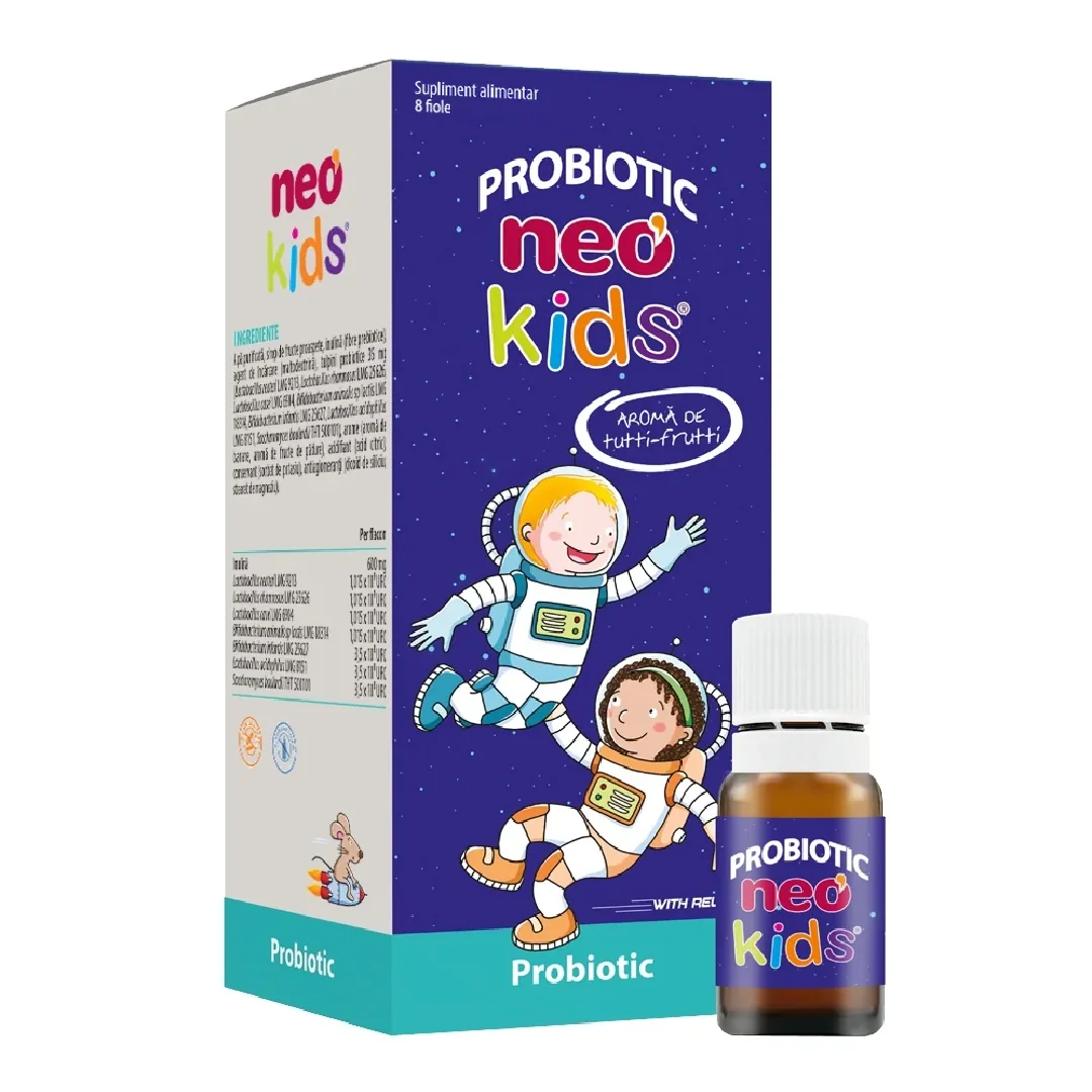 Probiotic, 8 Flacoane Monodoza*10ml, Neo Kids