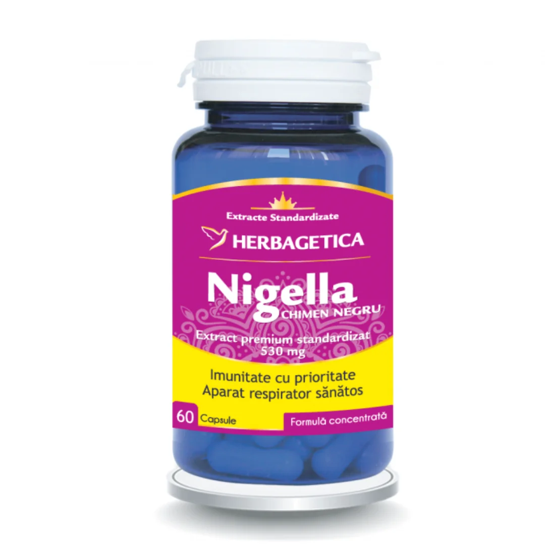 Nigella Chimen Negru 60 Capsule Herbagetica