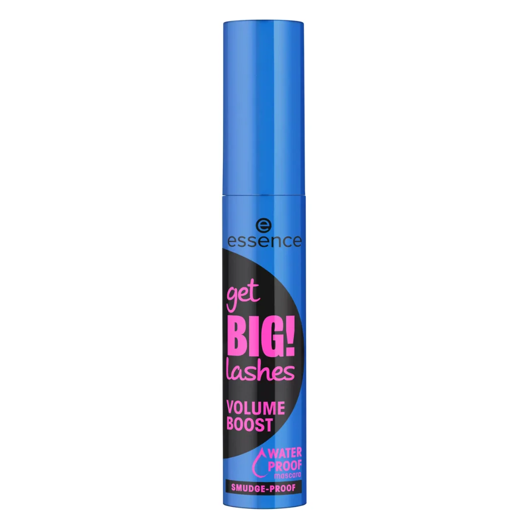 Mascara Rezistenta La Apa Volume Boost Waterproof Get Big! Lashes, 12 Ml, Essence