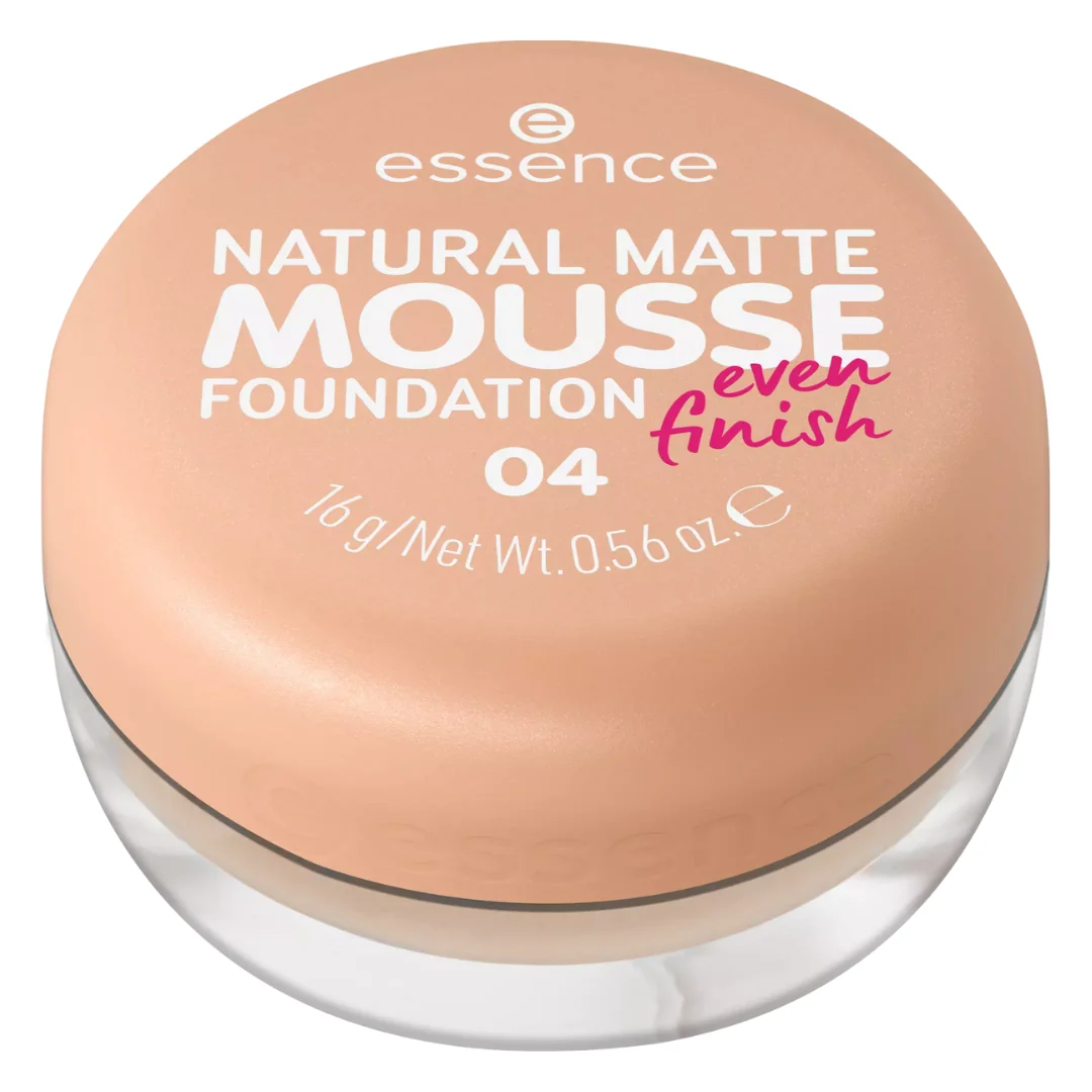 Fond De Ten Mat, 04 Natural Matte Mousse, 16G, Essence