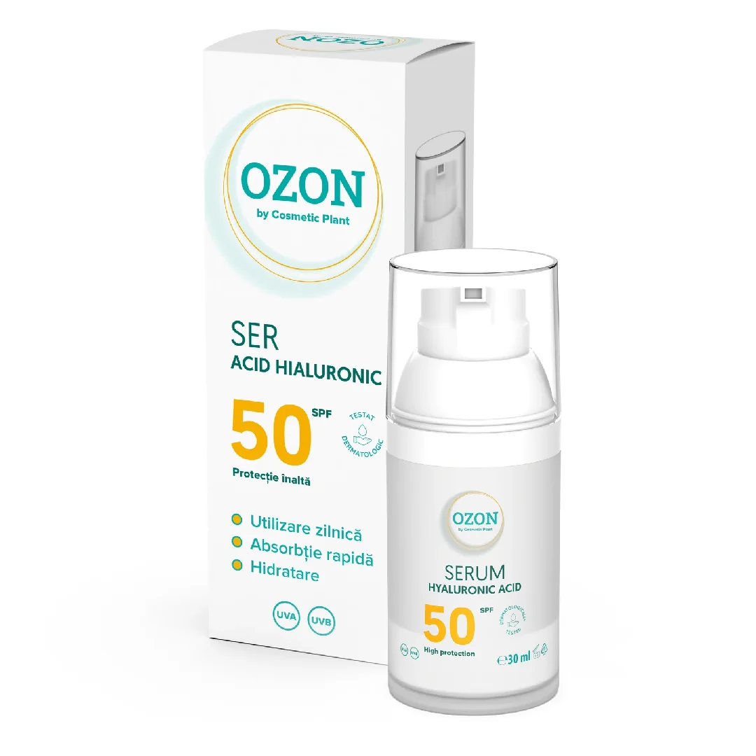 Ser Acid Hialuronic Spf50 Ozon, 30 Ml, Cosmeticplant