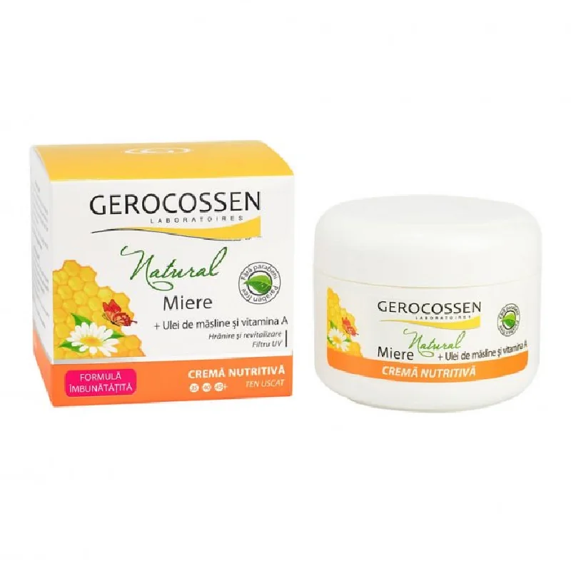 Crema Nutritiva, Natural Miere, 100 Ml, Gerocossen