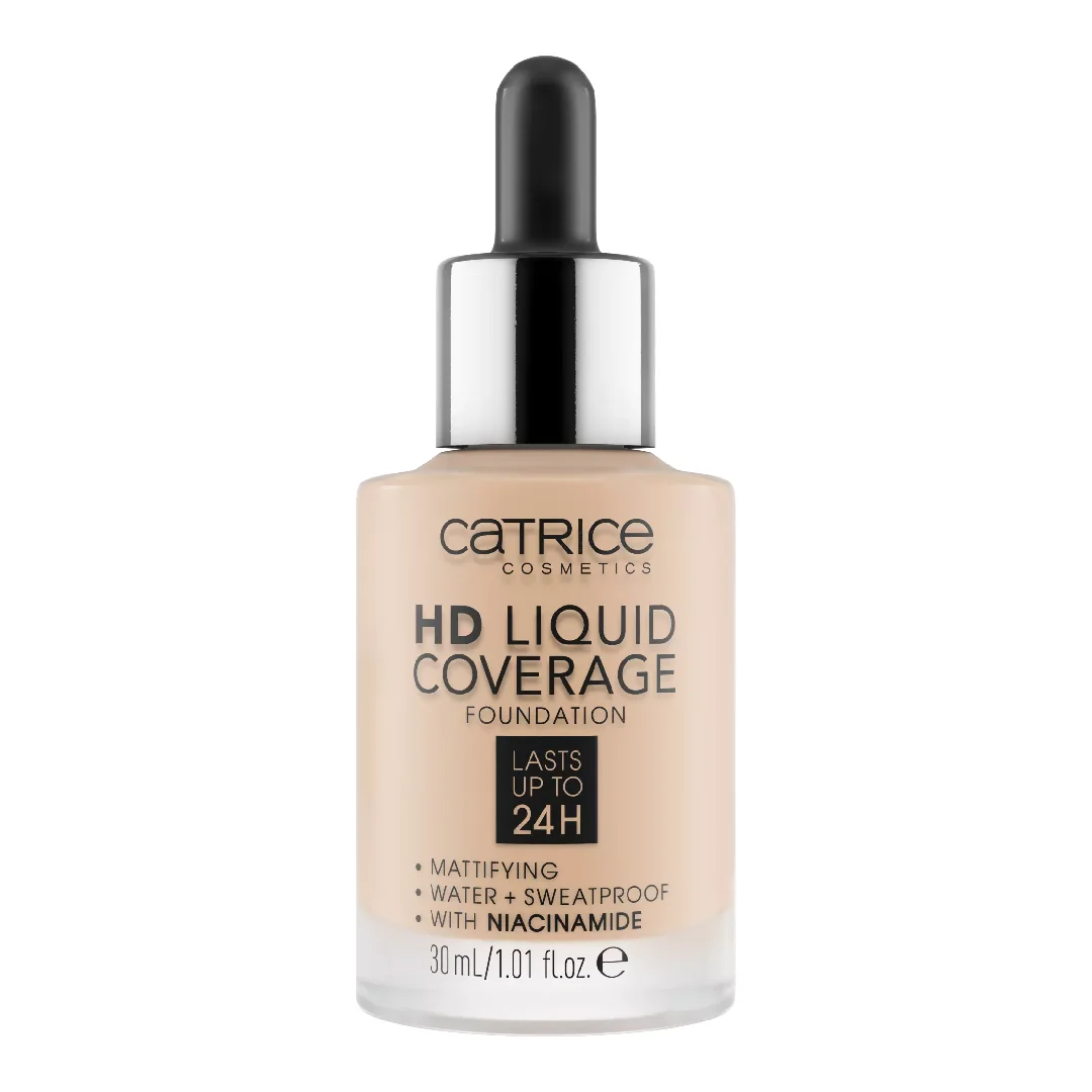 Fond De Ten HD Liquid Coverage, 010 Light Beige, 30 Ml, Catrice
