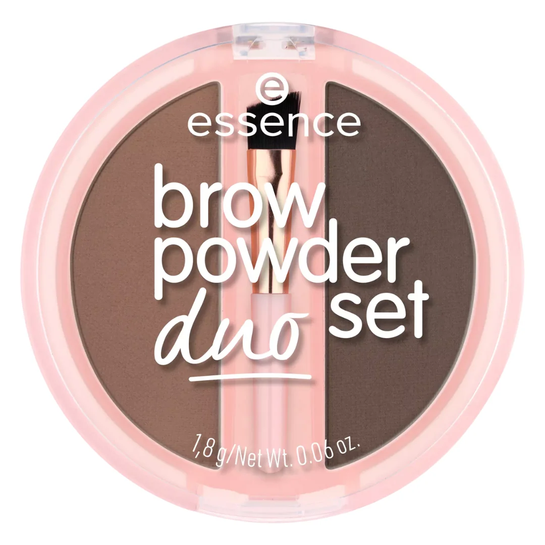 Set Pentru Sprancene Brow Powder, 02 Medium, 1,8 G, Essence