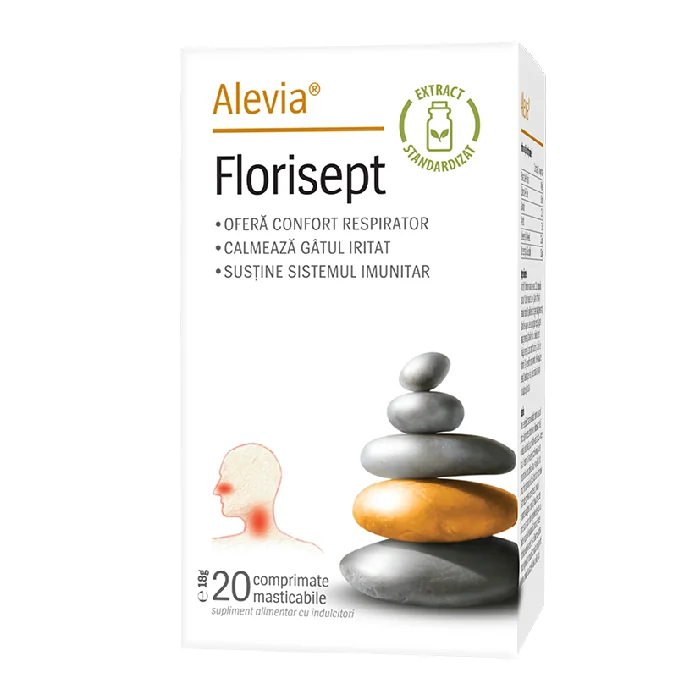 Florisept, 20 Comprimate, Alevia
