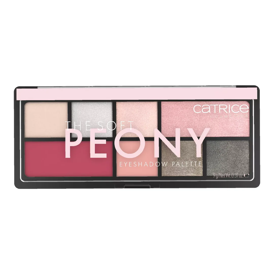 Paleta Farduri The Soft Peony, 9G, Catrice