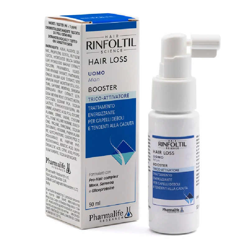 Tratament Energizant Împotriva Căderii Parului Pentru Bărbați, 50 ml, Rinfoltil