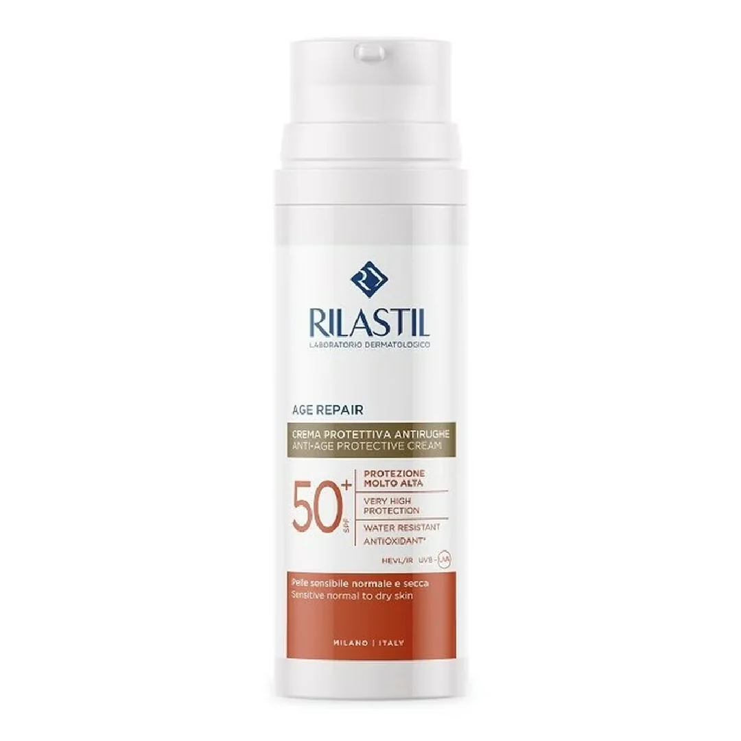 Crema Solara Age Repair, Spf50+, Sun System, 50ml, RILASTIL