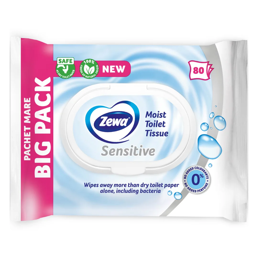 Hartie Igienica Umeda, Sensitive, 80 Bucati, Zewa