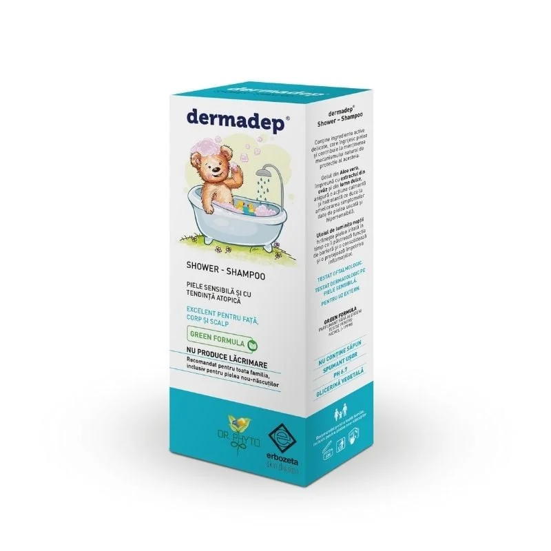 Dr. Phyto Dermadep Sampon & Gel Dus, 250 Ml