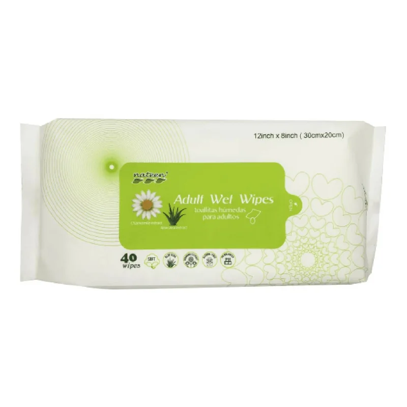 Servetele Umede Pentru Incontinenta, 40 Bucati, Nateen