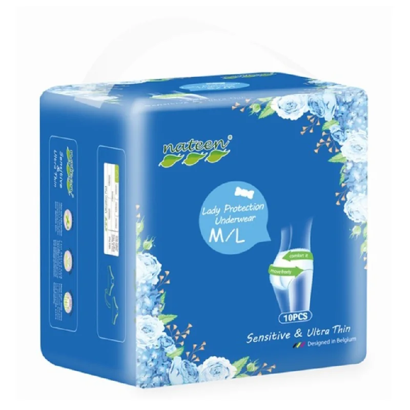 Chiloti Pentru Menstruatie Premium Pants, M/L, 10 Bucati, Nateen
