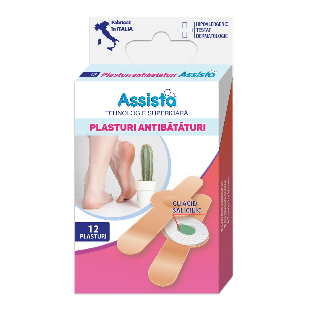Plasturi Antibataturi, 12 Bucăți, ASSISTA