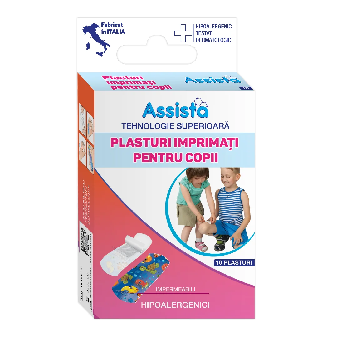 Plasturi Pentru Copii, 10 Bucăți, ASSISTA