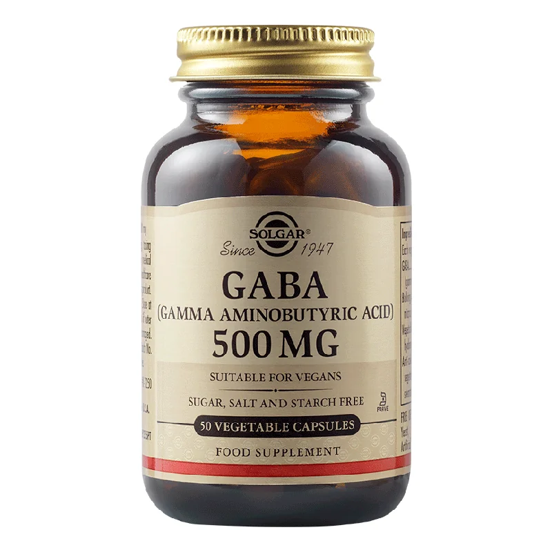 Gaba 500 Mg, 50 Capsule, Solgar