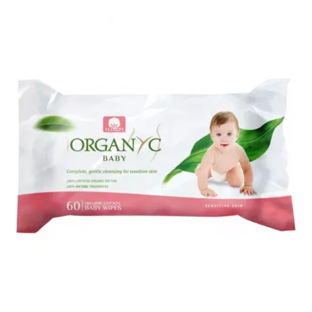 Servetele Umede Pentru Copii Baby, 60 Bucati, ORGANYC