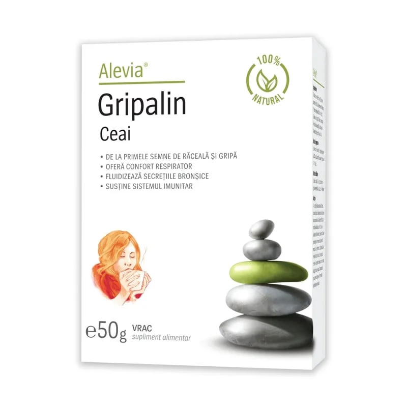Ceai Gripalin, 50 G, Alevia
