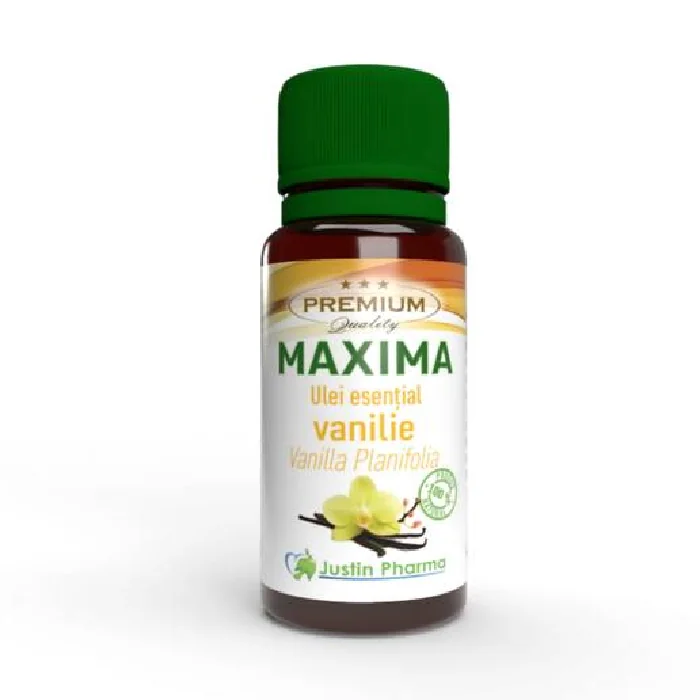 Ulei Esential Vanilie, Maxima, 10 Ml, Justin Pharma