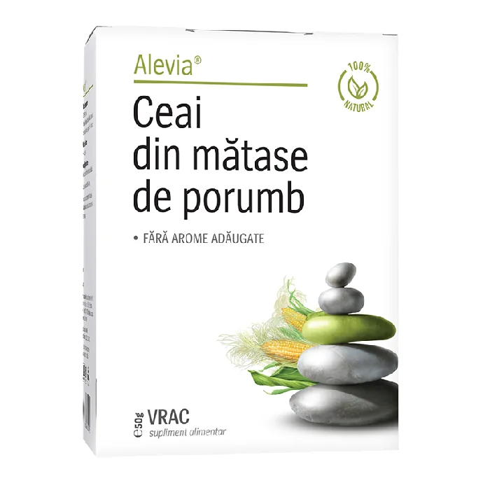 Ceai Din Mătase De Porumb, 50 G, Alevia