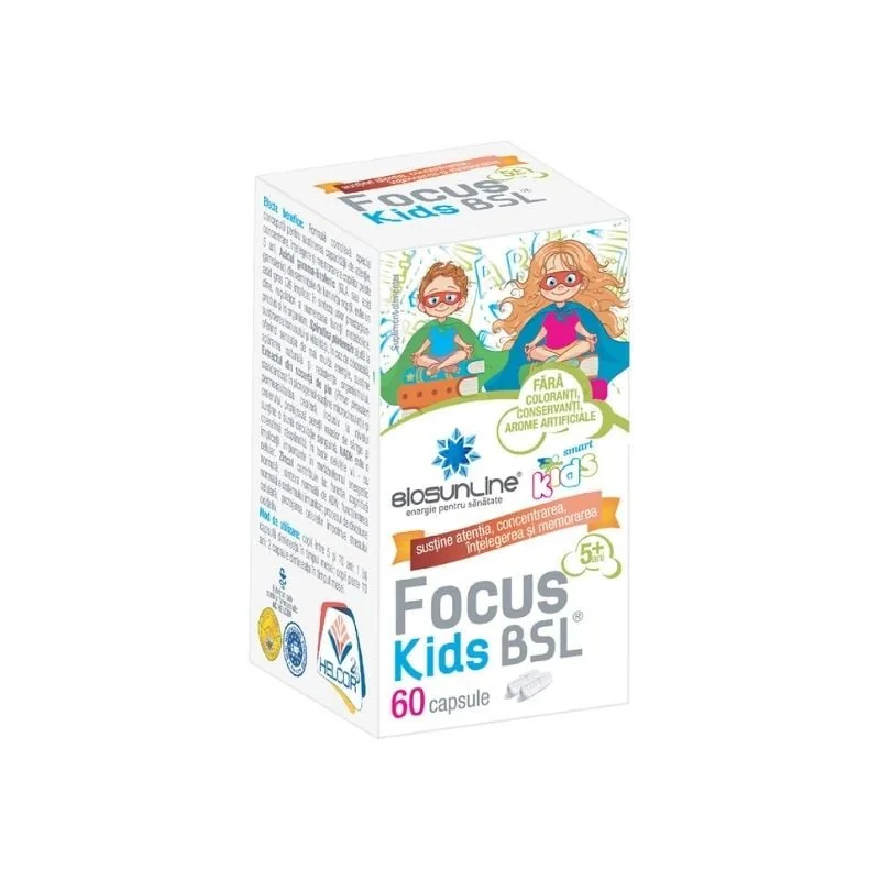 Focus Kids BSL, 60 Capsule, Helcor