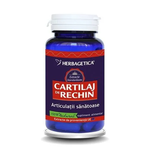 Herbagetica Cartilaj De Rechin, 60 Capsule