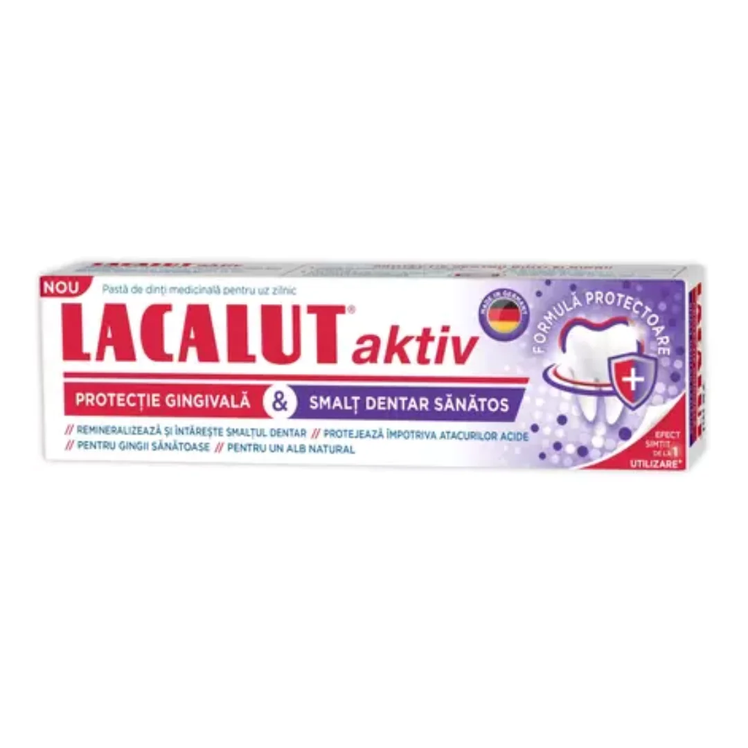 Pasta De Dinti Aktiv Enamel, 75 Ml, Lacalut