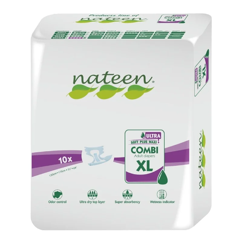 Scutece Pentru Adulti Combi Line X-Ultra, Marime XL, 10 Bucati, Nateen