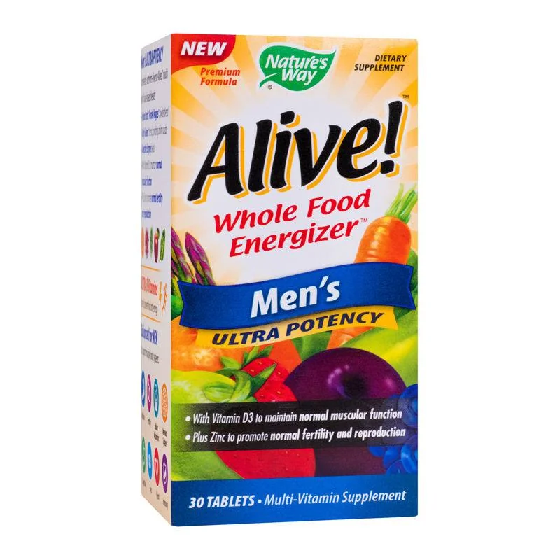 Secom Alive Men's Ultra, Pentru Organismul Masculin, 30 Tablete Filmate