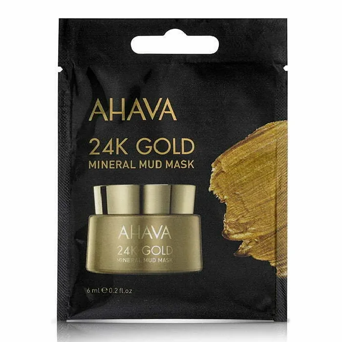 Masca Fata 24K Gold Mineral Mud, 6 Ml, Ahava