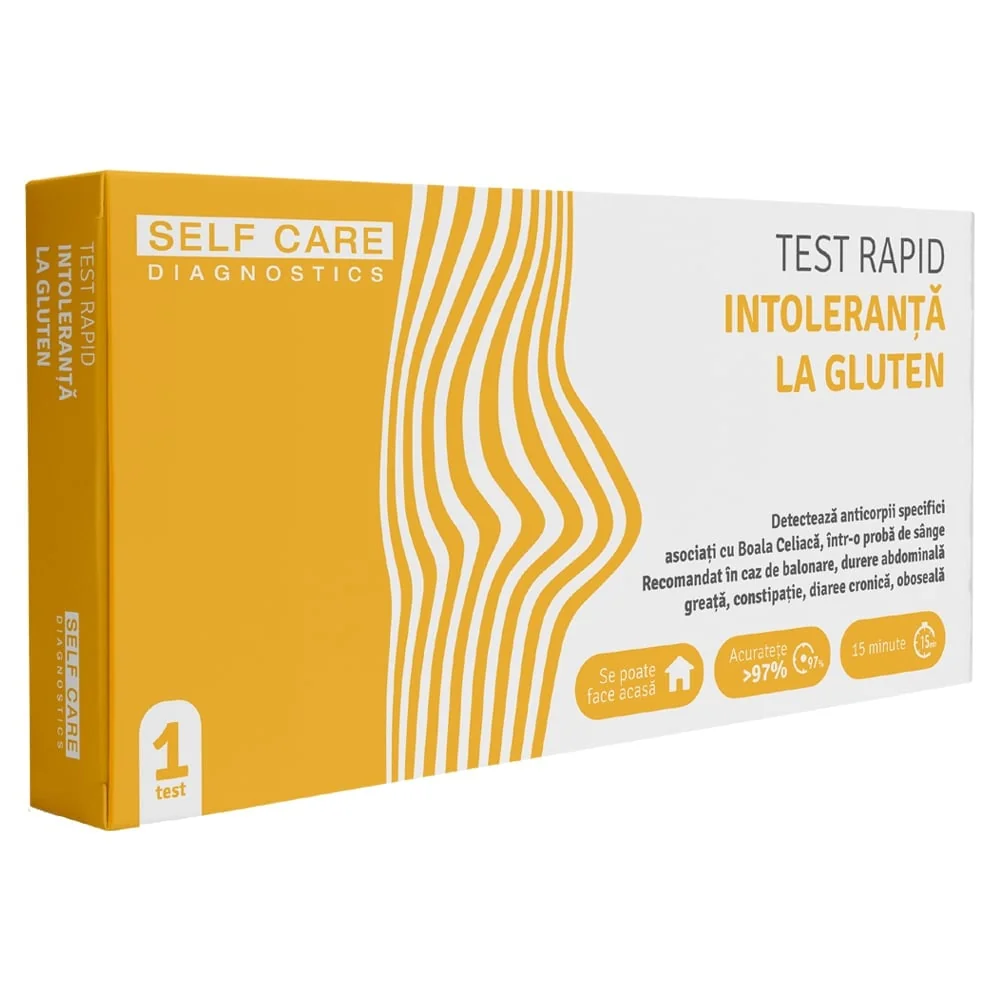 Test Rapid Intoleranta La Gluten, 1 Bucata, Self Care