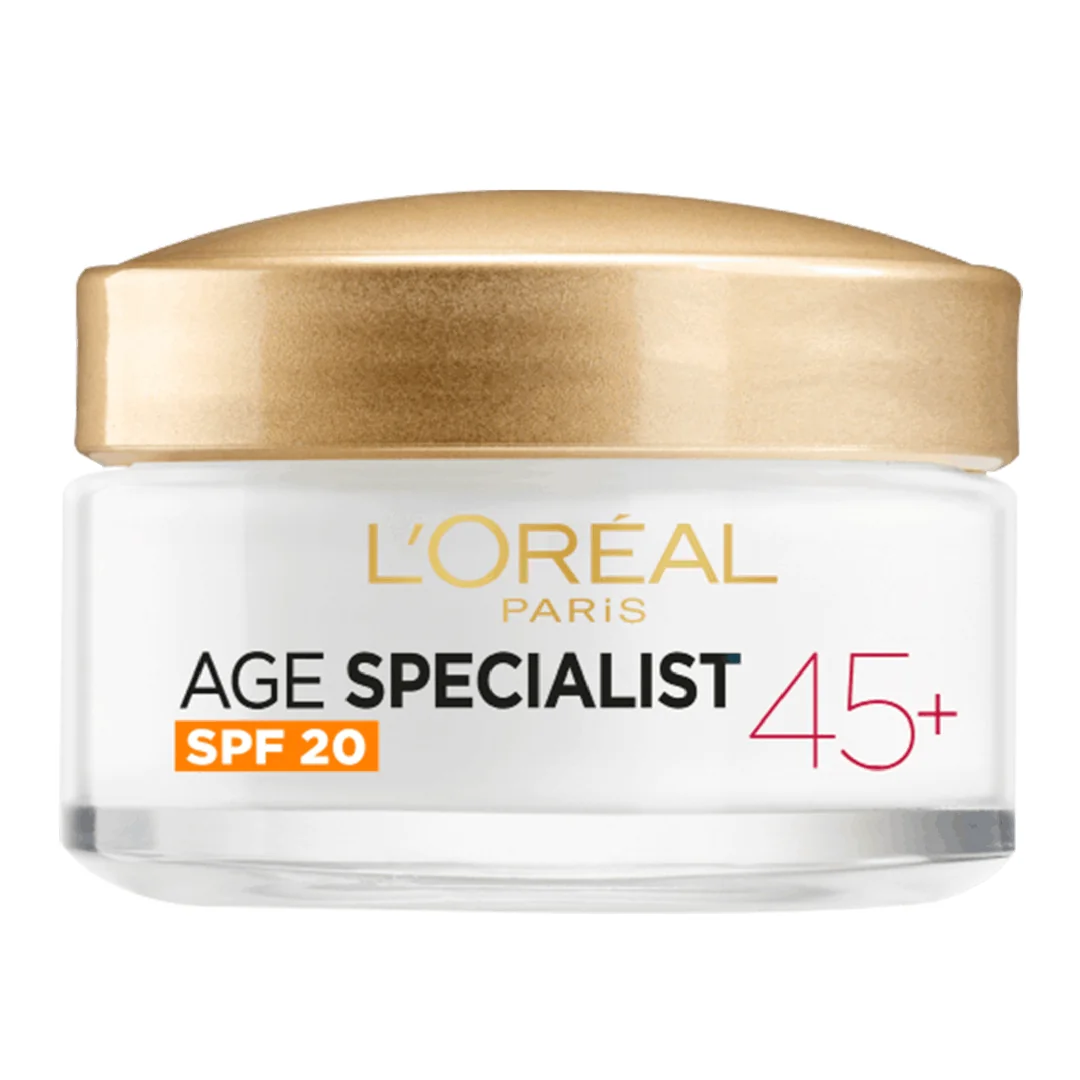 Crema Antirid De Zi Cu Spf20, Age Specialist 45+, 50 Ml, L'oreal