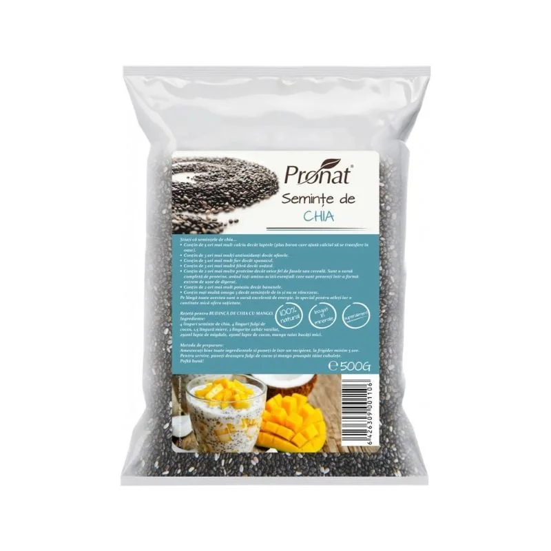 Pronat Seminte Chia, 500g