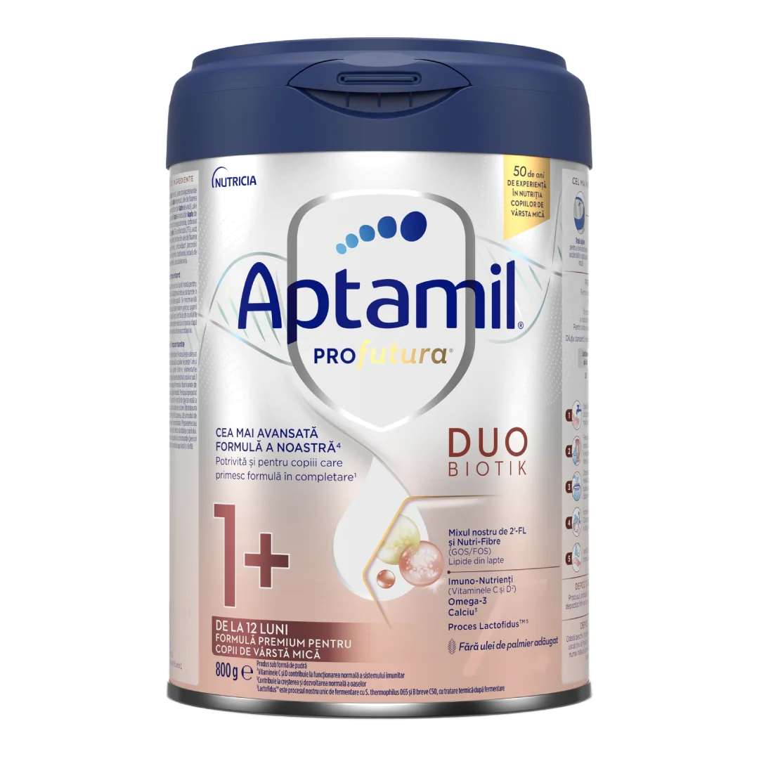 Formula De Lapte Praf Profutura Duobiotik 1+, 1-2 Ani, 800 G, Aptamil