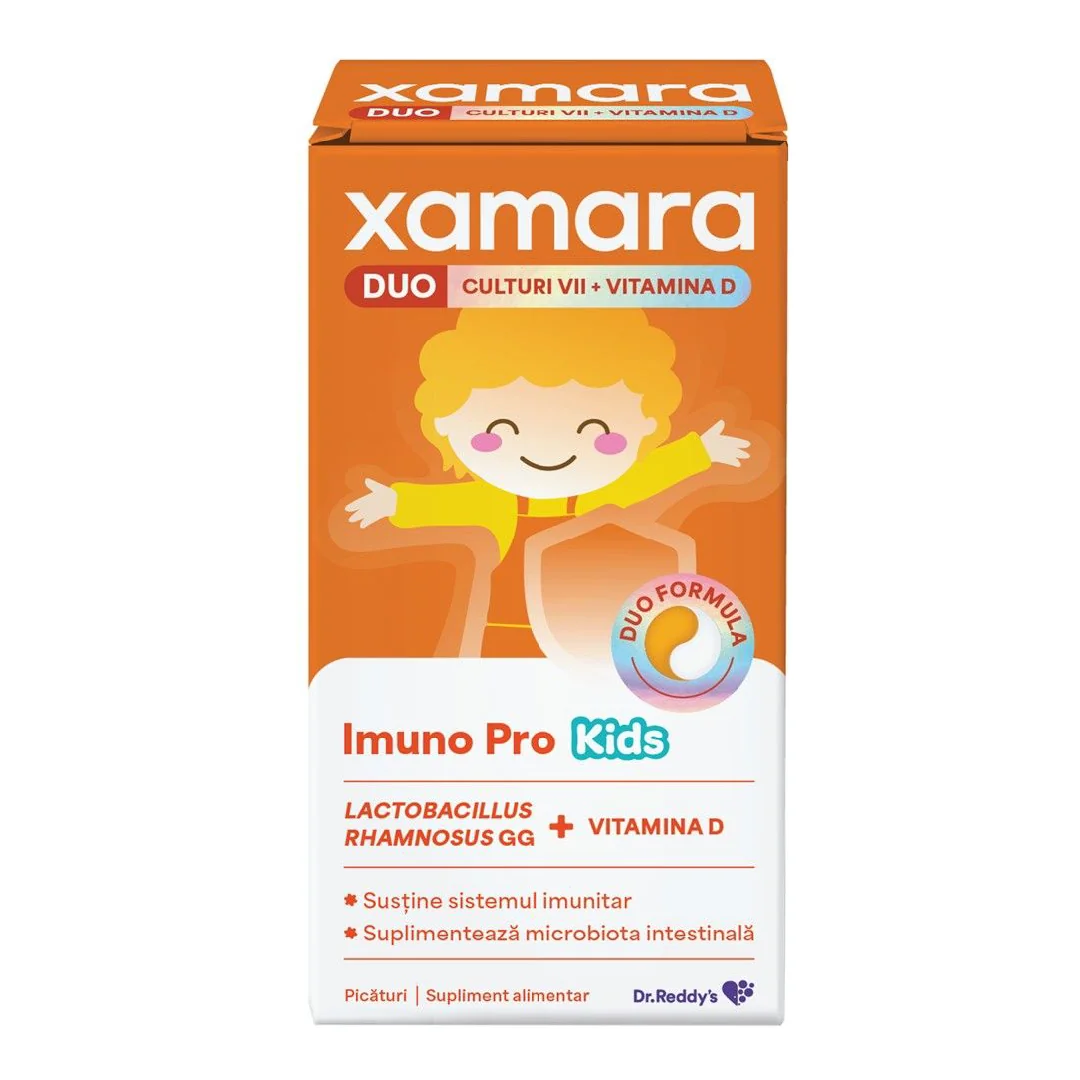 Xamara Duo Imuno Pro Kids Picături, 10 Ml, DR. Reddys