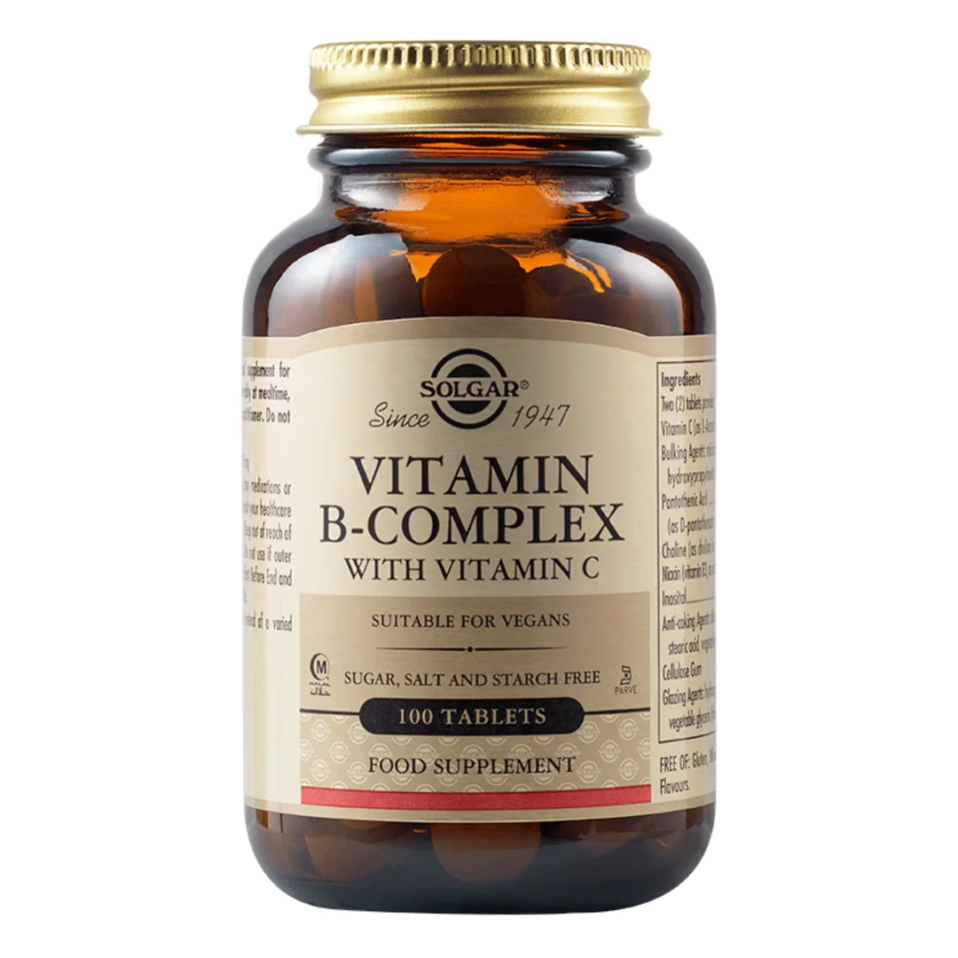 Complex Vitamina B, 100 Comprimate, Solgar