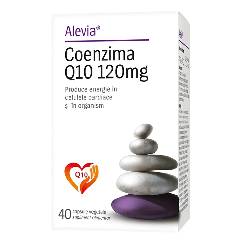 Coenzima Q10 120mg, 40 Capsule Vegetale, Alevia