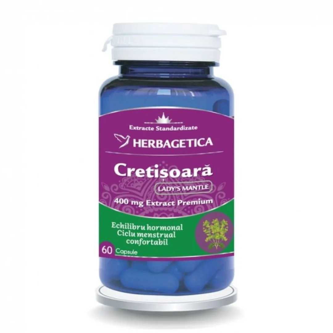 Cretisoara Lady’s Mantle, 60 Capsule, Herbagetica