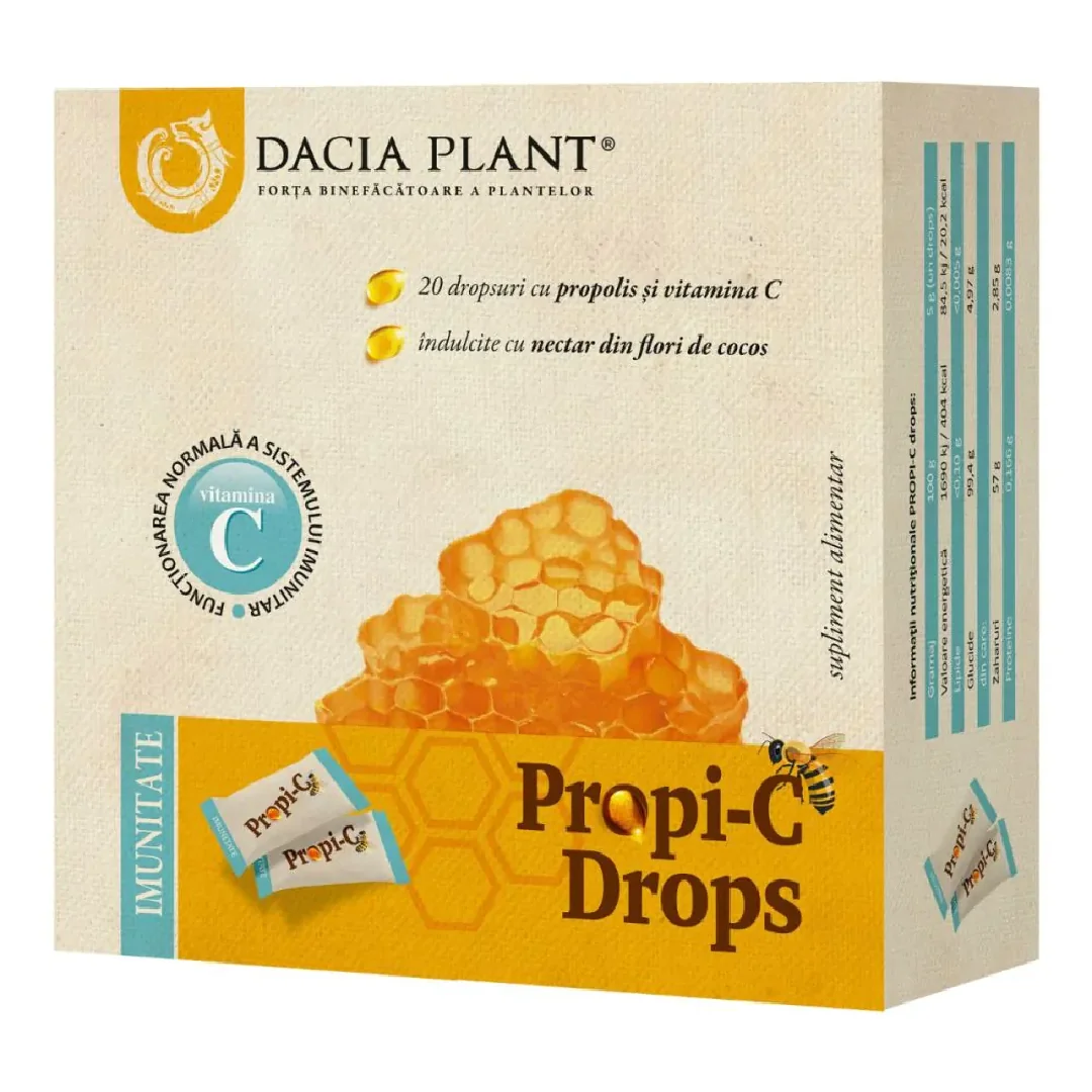 Propi-C Drops, 20 Picături, Dacia Plant