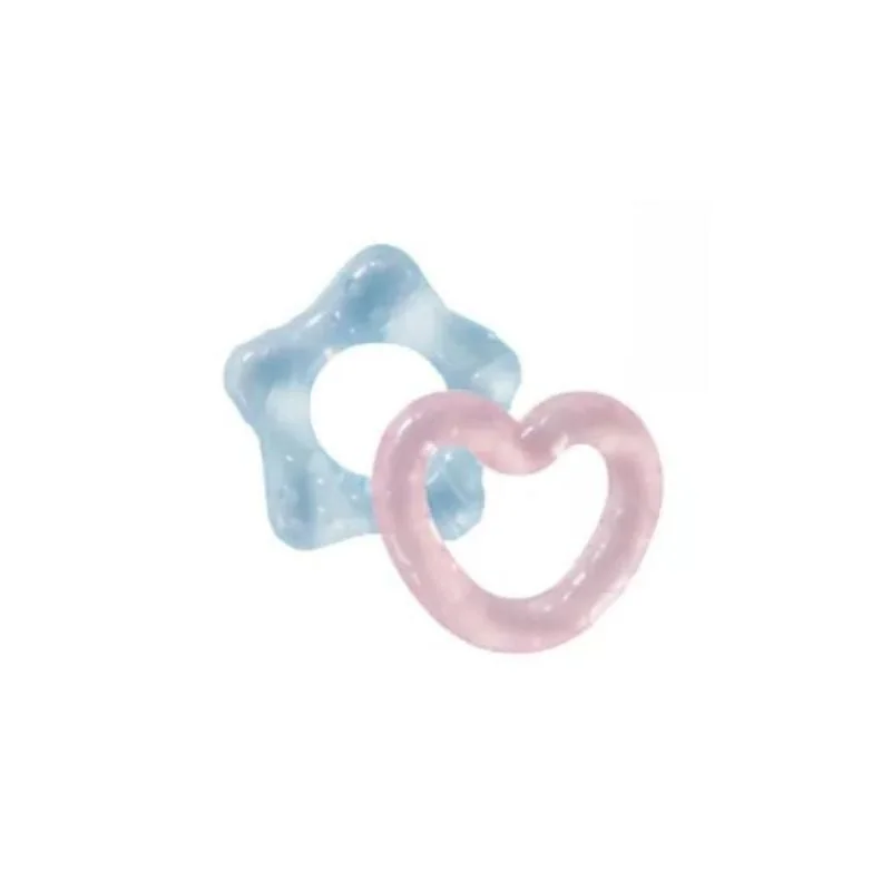 Babynova Inel Dentiție Răcoritor În Formă De Inimă / Stea, 31508, +3 Luni, 1 BUCATĂ