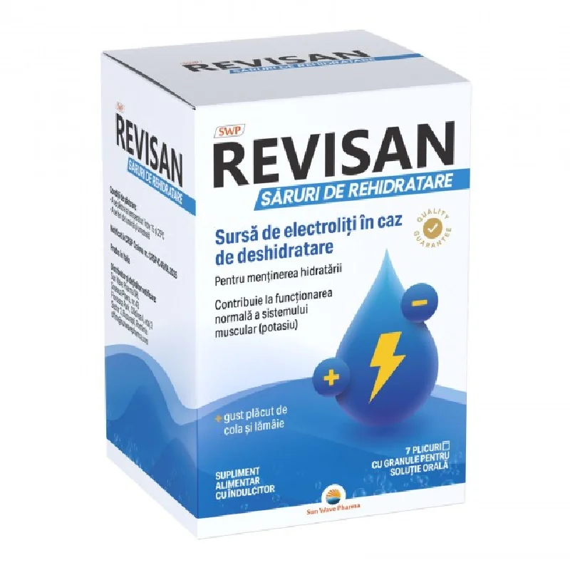 Saruri De Rehidratare Revisan, 7 Plicuri, Sun Wave Pharma