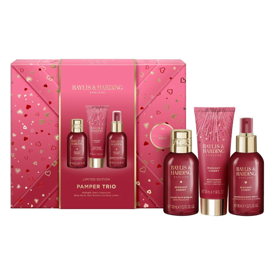 Set De Ingrijire Midnight Cherry Luxury, 3 Piese, Baylis & Harding