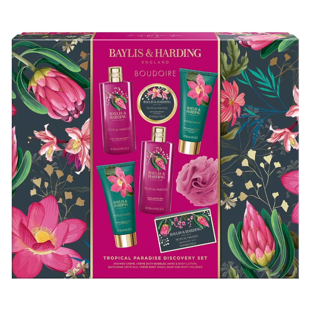 Set De Ingrijire Boudoire Tropical Paradise, 7 Piese, Baylis & Harding