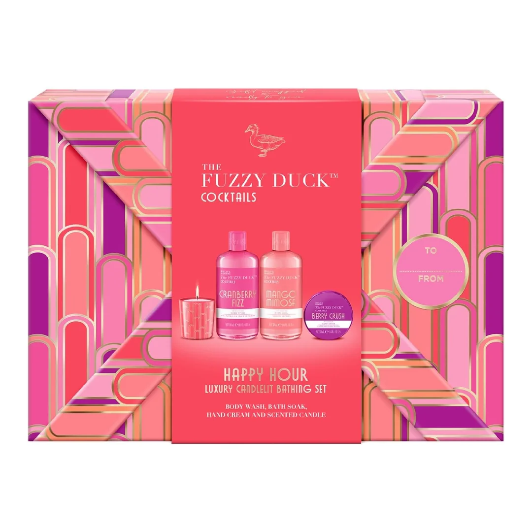 Set De Ingrijire Corporala Fuzzy Duck Cocktails, 4 Piese, Baylis & Harding