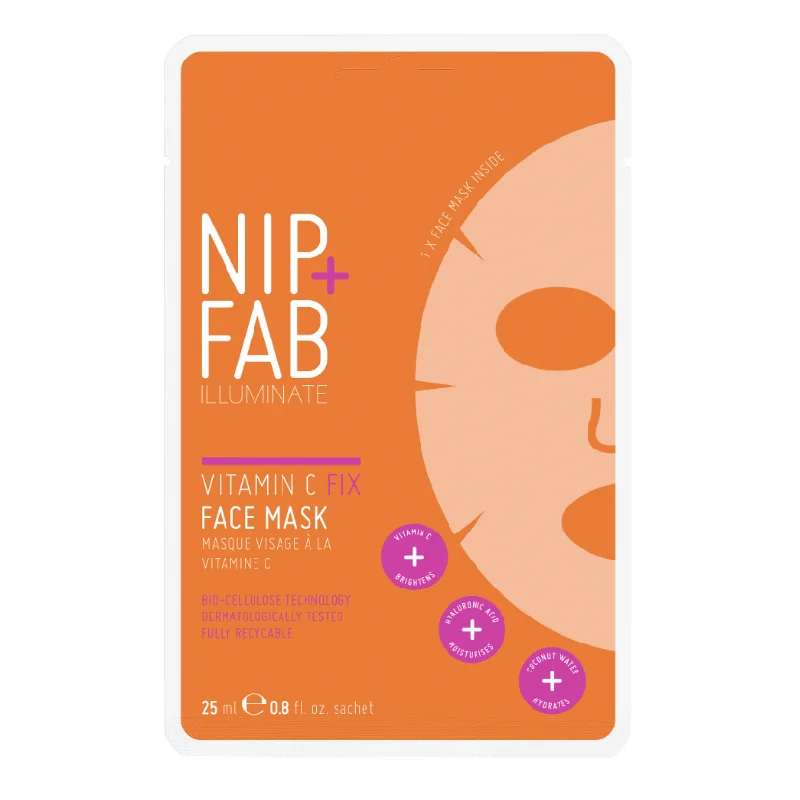 Masca Tip Șervețel Pentru Față Vitamin C, 25 Ml, NIP+FAB