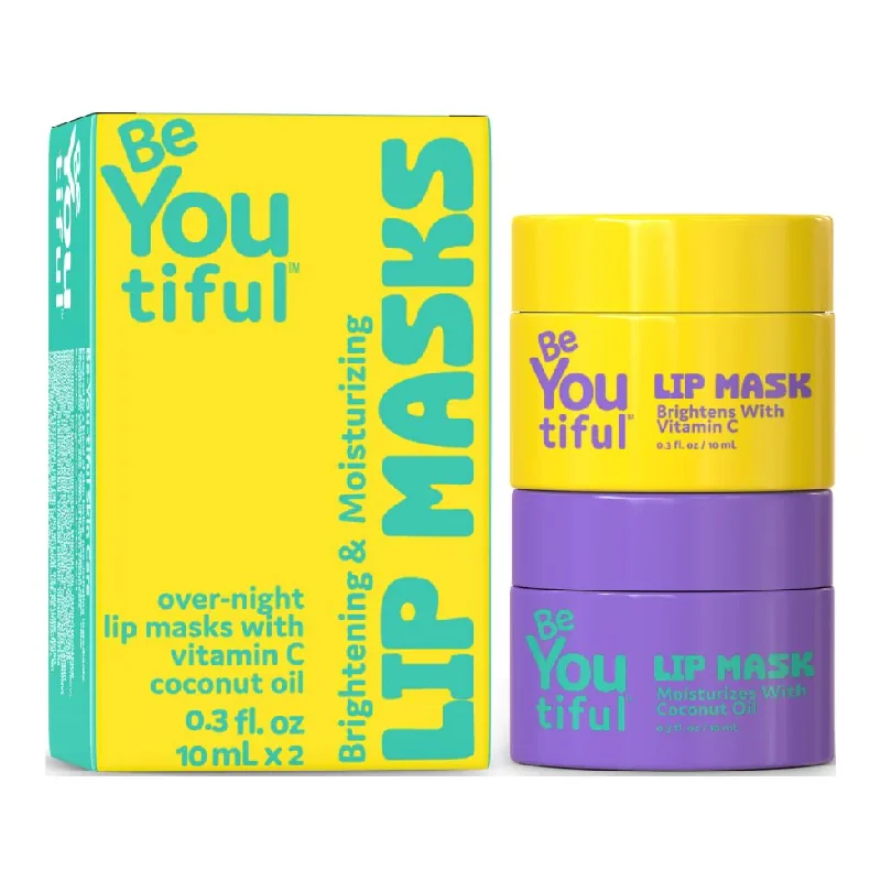 Set 2 Măști De Noapte Pentru Buze, Pentru Adolescenți Și Tineri, 10 Ml*2, BeYoutiful