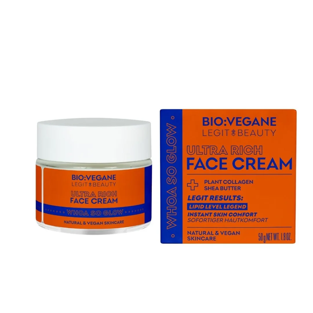 Crema De Fata Intens Hidratanta Whoa So Glow 50 Ml Bio:Vegane Legit Beauty