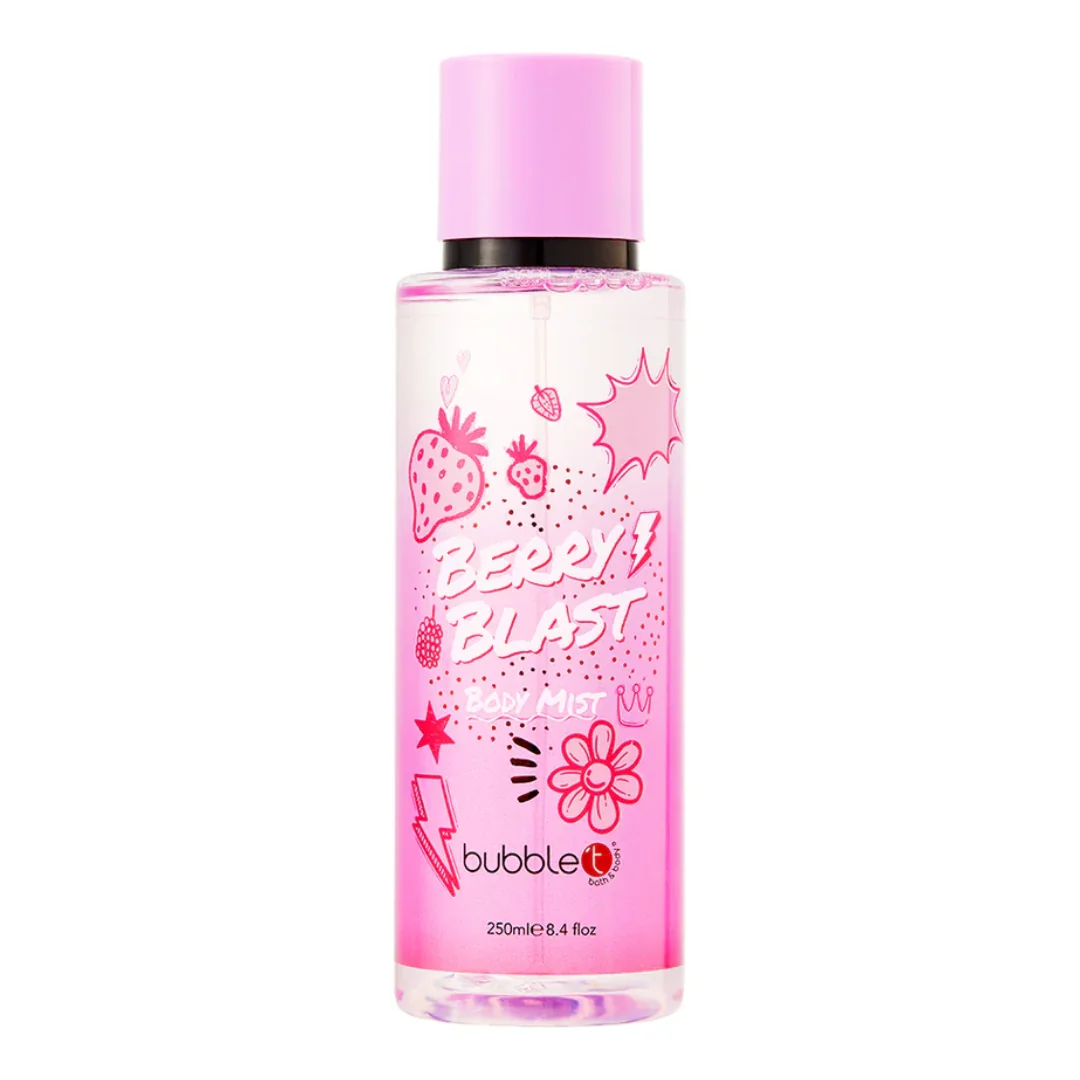 Body Mist Cu Parfum De Fructe De Padure, 250 Ml, Bubble T