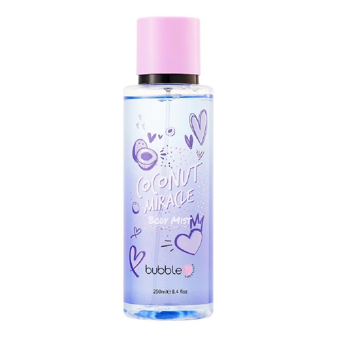 Body Mist Cu Parfum De Cocos, 250 Ml, Bubble T